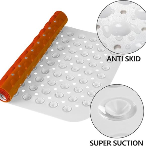 Rainbow Bathtub Mat, 40 X 16 Inch Tub - Picture 4 of 6